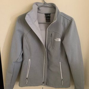 Women’s silver North Face Jacket